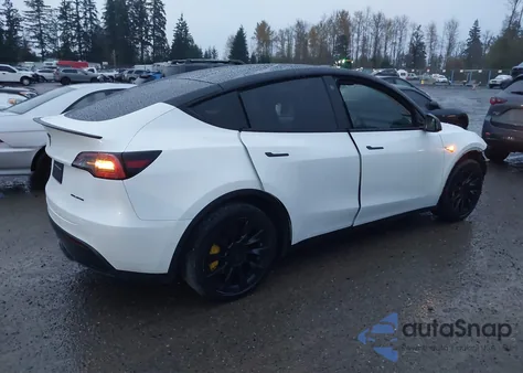 2022 Tesla Model Y Long Range Dual Motor All-Wheel Drive из США, поврежденный, VIN 7SAYGAEE4NF337341